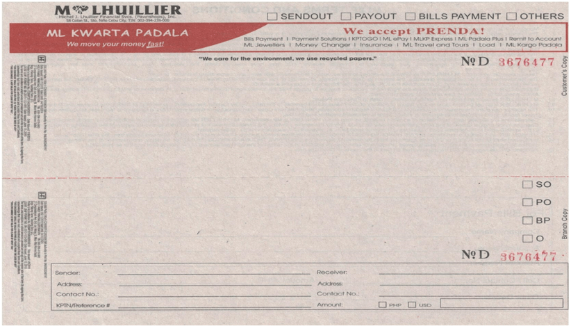 Ml Lhuillier Size Chart